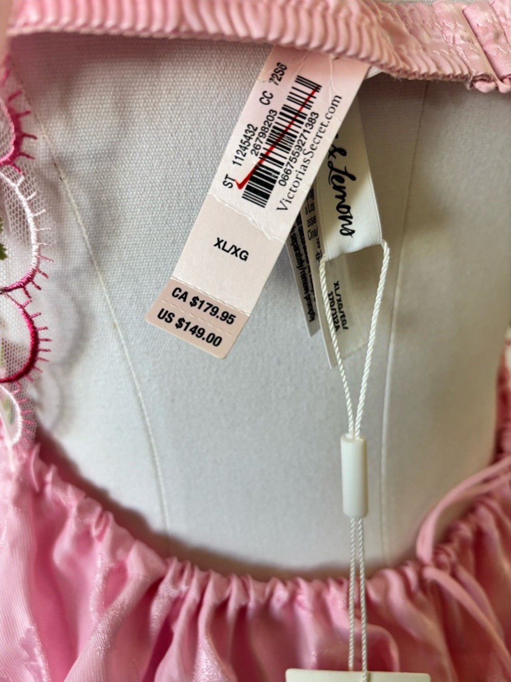 For Love And Lemons Pink Slip Dress Victoria Secret - Picture 6 of 7